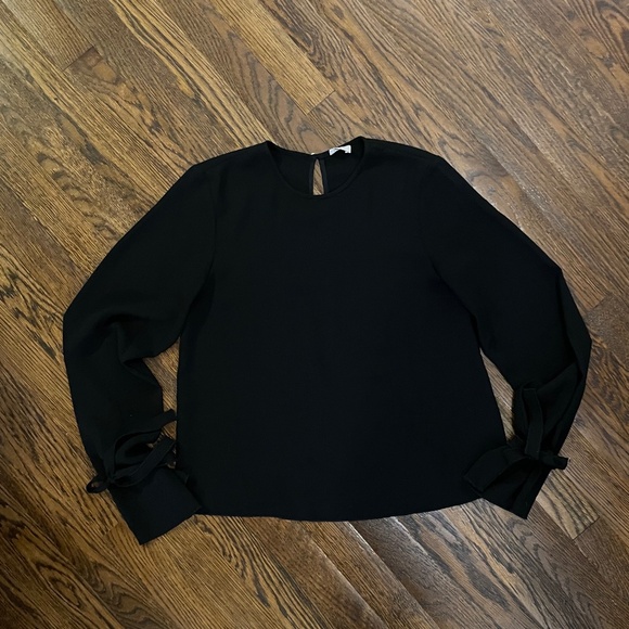 Aritzia black long sleeve blouse, XS - Picture 1 of 6